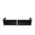 White Frame 6 Ft foldable 4 Panel Tabletop DJ Facade Front Board booth with Black and White Scrims and poratble bag