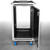 Odyssey Professional Industrial Black Board 20U Slam Rack with Casters