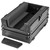 Odyssey Universal Black 11″ Format DJ Mixer Flight Case with Extra Deep Rear Cable Compartment