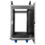 Odyssey 13U Top Slanted 16U Bottom Vertical Pro Combo Rack with Side Table and Casters (Tall Cover)