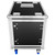 Odyssey Professional Black Industrial Board 12U Slam Rack with Casters