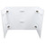 Odyssey Painted Wood Facade-Style Folding DJ Booth – White