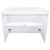 Odyssey Painted Wood Facade-Style Folding DJ Booth – White