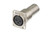 XLR female-male feedthrough adapter for panel mount
