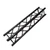 3.28ft - 1.00m F34 Segment Black Powder Coated | 2mm Wall