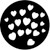 Rosco Hearts Steel Gobo 77093