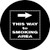 Rosco This Way To Smoking Area Steel Gobo 77883