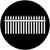 Rosco Picket Fence Steel Gobo 78033
