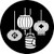 Rosco Chinese Lanterns Steel Gobo 77653
