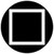 Rosco Square Outline Standard Glass Gobo 81116