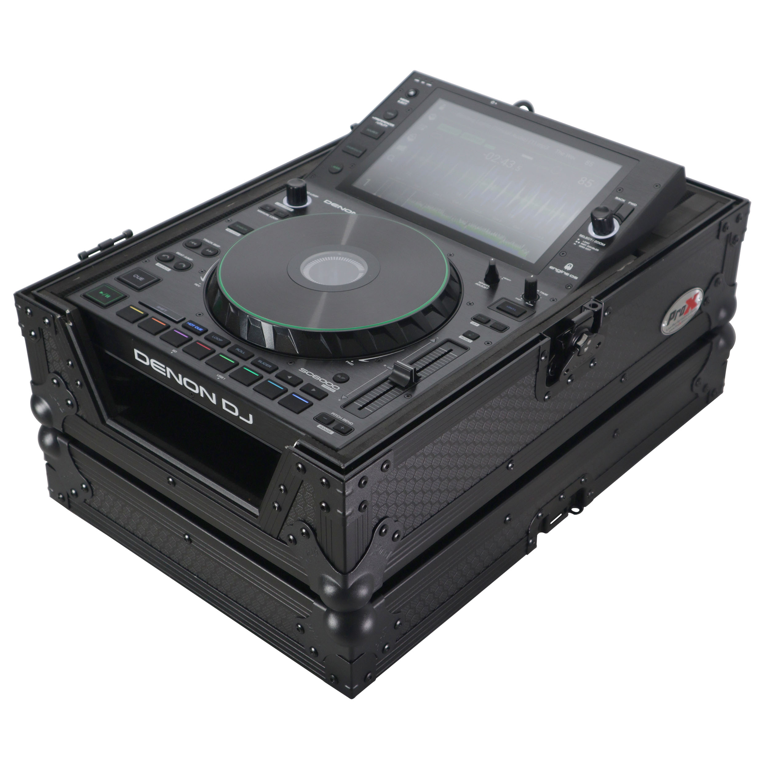 DENON DJ SC-6000 PRIME｜カバー付 CDJ ProX Flight Case for Pioneer CDJ-3000 DJS-1000 Denon SC6000 PRIME