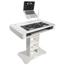 Control Tower DJ Stand w/ Laptop Stand, and Travel Cases for 