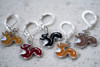 Squirrel Stitch Markers  - Set of 5