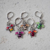 Funkadelic Bees Stitch Markers  - Set of 5