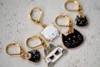 Curious Kitties Stitch Markers - Set of 5