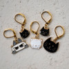 Curious Kitties Stitch Markers - Set of 5
