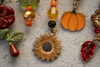 Harvest Bloom Stitch Markers- Set of 5