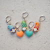 Tiny Gnome Friends Stitch Markers- Set of 5