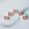 Latte Cups Stitch Markers – Set of 5