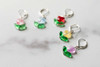 Glass Tulips Stitch Markers – Set of 5