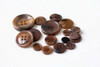 Assorted Dark Brown Buttons