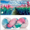 ROW OF TULIPS 'REFINED' MERINO SILK FINGERING