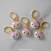 Lavender Owls Stitch Markers Set of 5