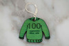 Pine Green Sweater Stitch Markers Set of 6