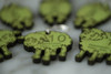Lime Green Sheep Stitch Markers Set of 6