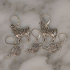 Tibetan Silver Alpacas and Yarn Stitch Markers Set of 5