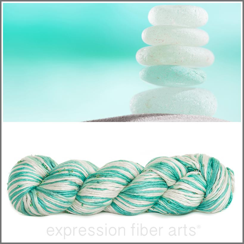 BEACH GLASS BEADED SILK WORSTED Expression Fiber Arts, Inc.