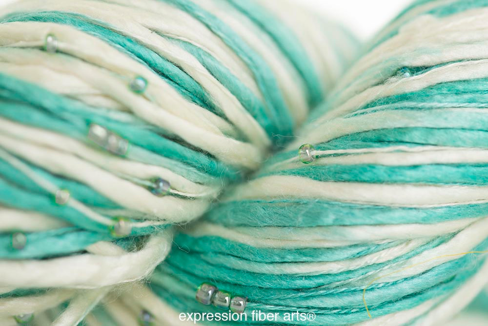 BEACH GLASS BEADED SILK WORSTED Expression Fiber Arts, Inc.