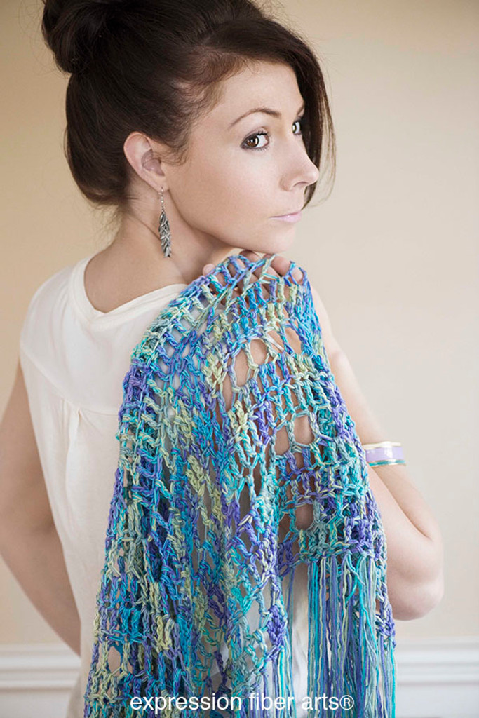 Free Crochet Boho Triangle Shawl Pattern