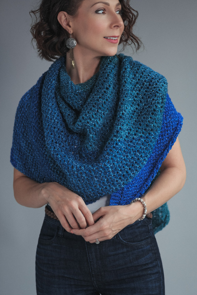 Free Palette Shawl Knitted Pattern