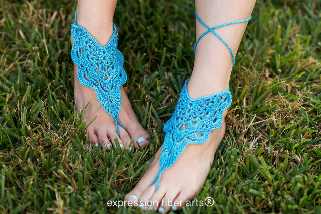 Buy Barefoot Sandals, Crochet Barefoot Sandals, Beach Wedding Shoes, Bridal  Shoes, Wedding Anklet, Bridesmaid Shoes, Crochet Foot Jewelry Online in  India - Etsy