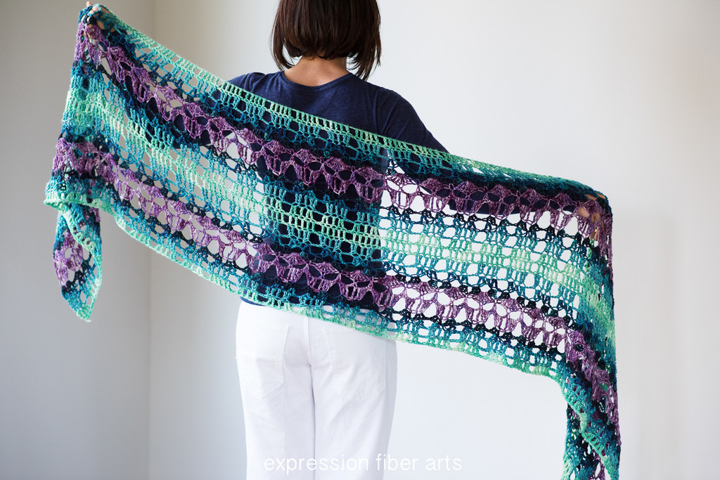 peacock shawl