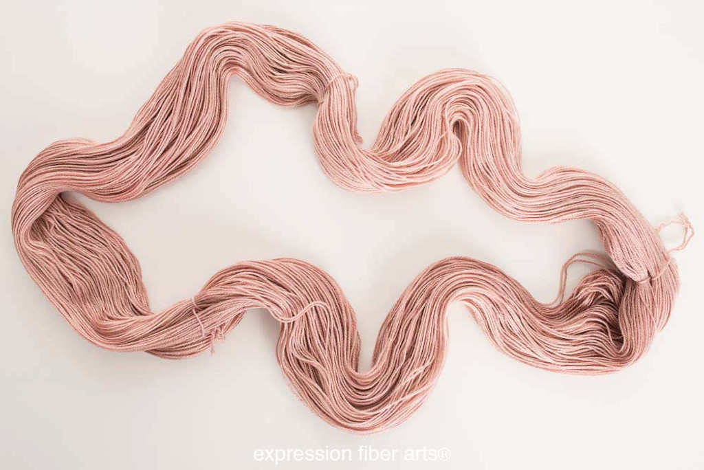 ROSE GOLD 'OASIS' CAMEL SILK FINGERING YARN