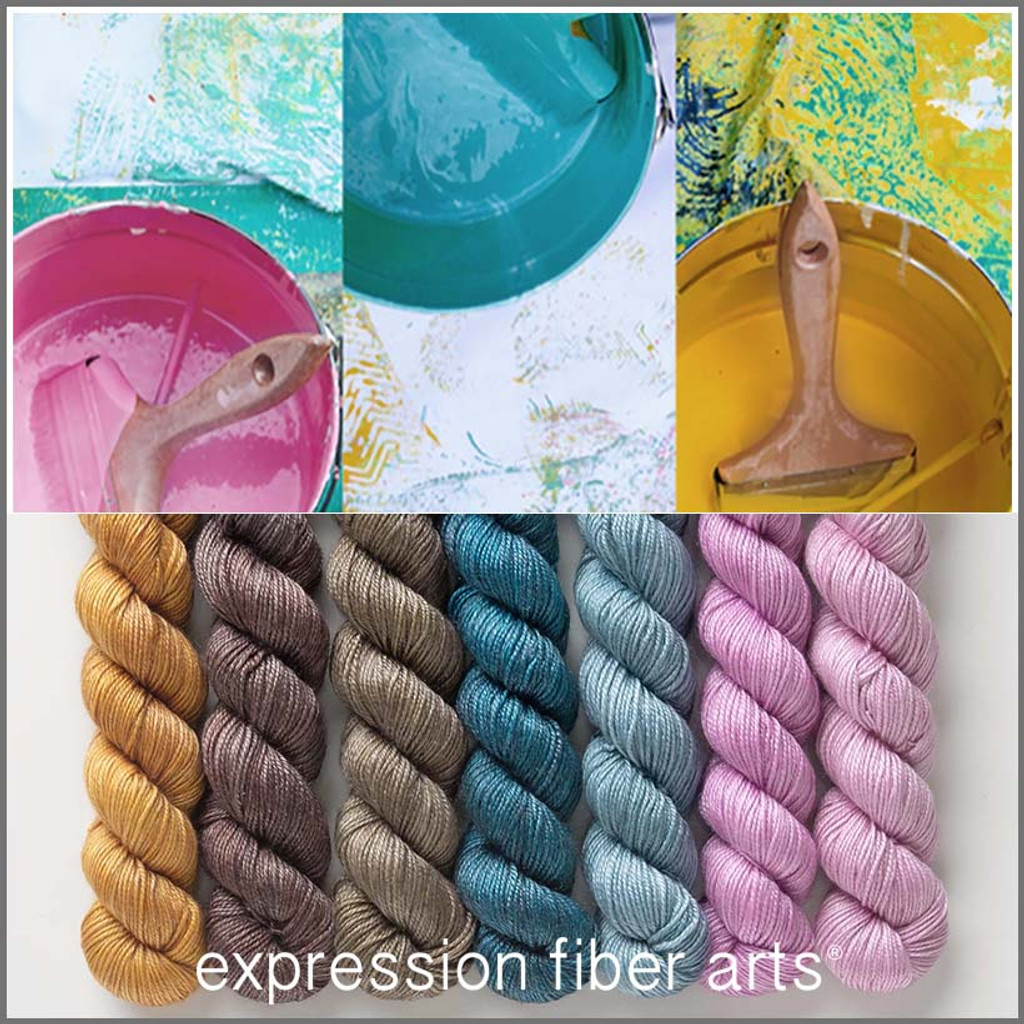 Husky Hues 'LUSTER' SPORT MINI KIT - Expression Fiber Arts