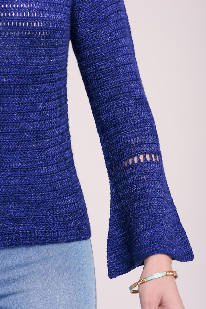 crochet bell sleeve