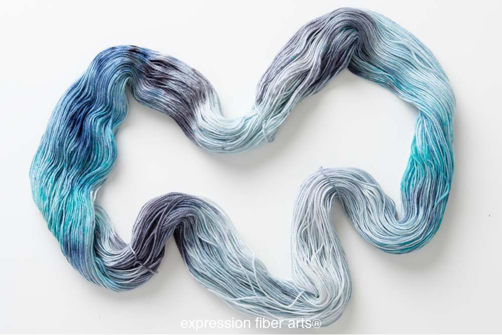 Deep Sky Sincere Sock Expression Fiber Arts Inc