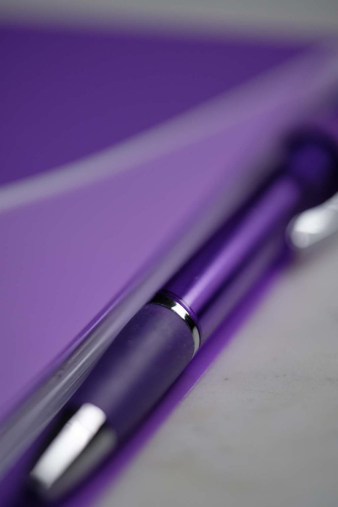 Lilac Spiral Bound Journal + Pen - Expression Fiber Arts, Inc.