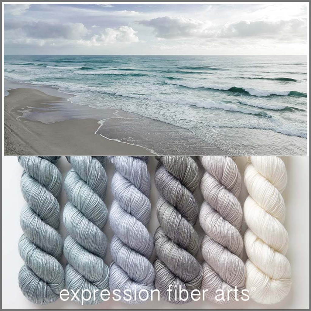 Pre-Order Coastal Hues 'LUSTER' SPORT KIT - Expression Fiber Arts