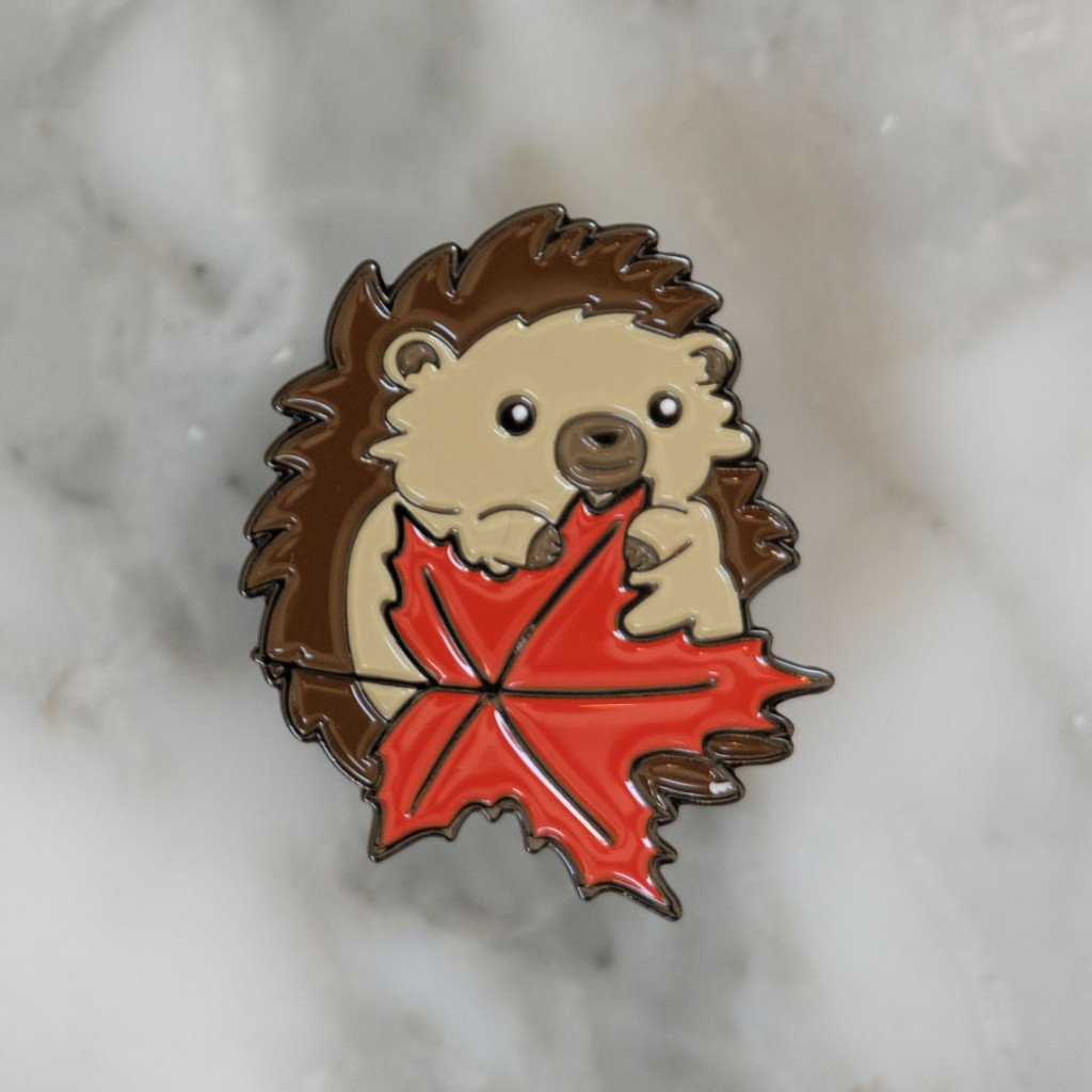 Hedgehog Enamel Pin