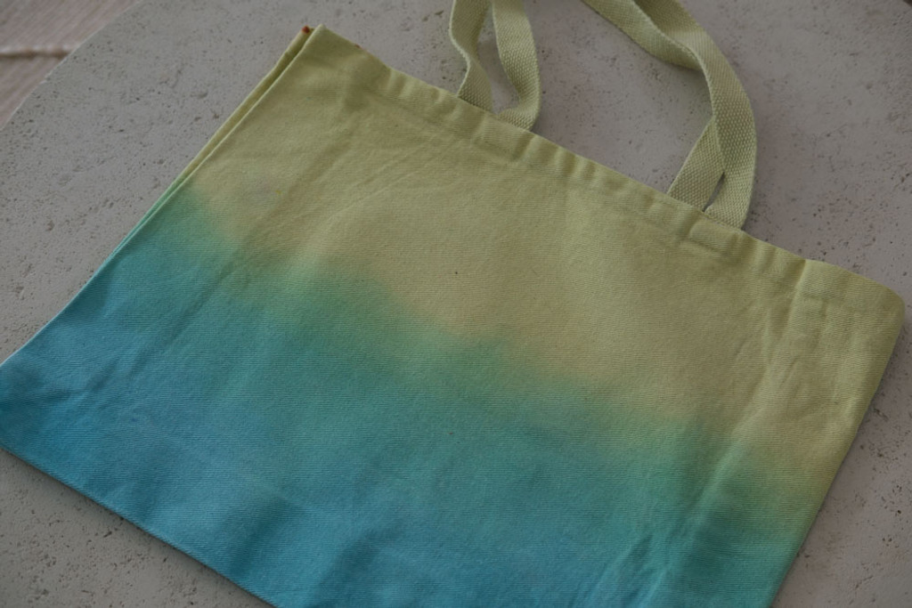 Walks at Dawn Tie-Dyed Cotton Tote Bag - Expression Fiber Arts, Inc.