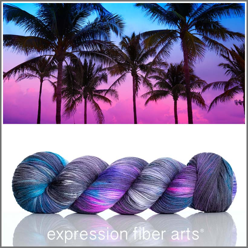 Sail Into The Sunset Free Knitted Scarf Pattern
