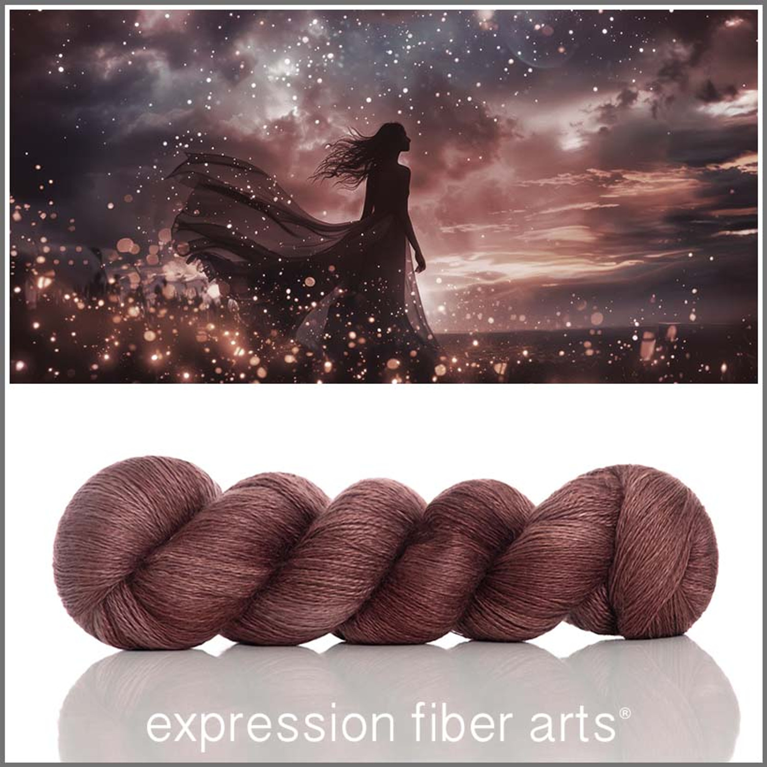 【DEARMINE】Desir Hair ST Knit Pre-Order Virgin 'YAK SILK' LACE - Expression Fiber Arts