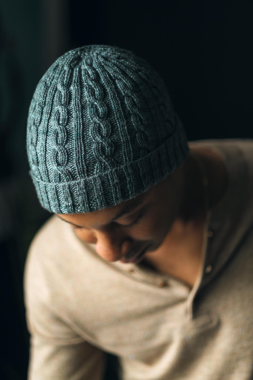 Knitting Tutorial Free Mens Beanie Knitting Pattern Straight Needles