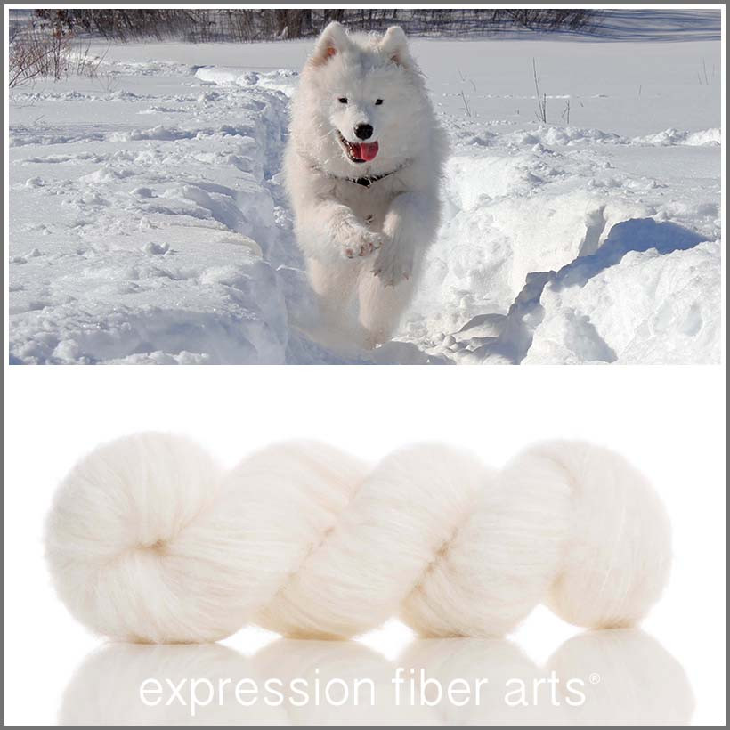 Samoyed 'CIEL FLOU' DK - Expression Fiber Arts