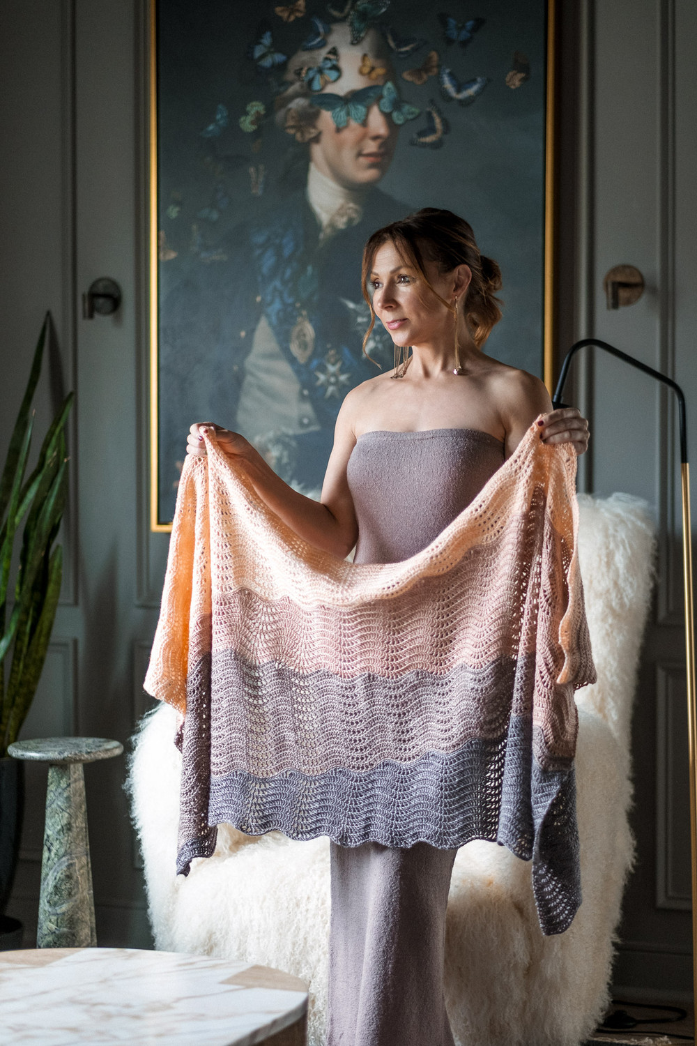 アンサンブル Crochet ensemble knit Riu Crochet ensemble knit Riu 【公式通販】