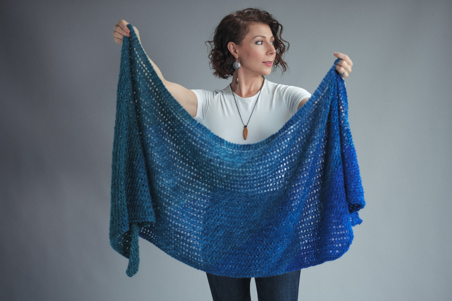 Free Palette Shawl Knitted Pattern